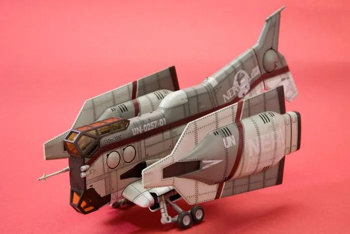 Evangelion: 3.0 Plastični model komplet 1/100 vertikalno vzletno-pristajalno letalo YAGR-N101 19 cm fotografija izdelka