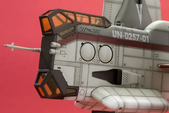 Evangelion: 3.0 Plastični model komplet 1/100 vertikalno vzletno-pristajalno letalo YAGR-N101 19 cm fotografija izdelka