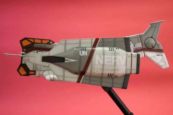 Evangelion: 3.0 Plastični model komplet 1/100 vertikalno vzletno-pristajalno letalo YAGR-N101 19 cm fotografija izdelka