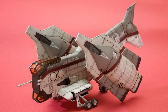 Evangelion: 3.0 Plastični model komplet 1/100 vertikalno vzletno-pristajalno letalo YAGR-N101 19 cm fotografija izdelka
