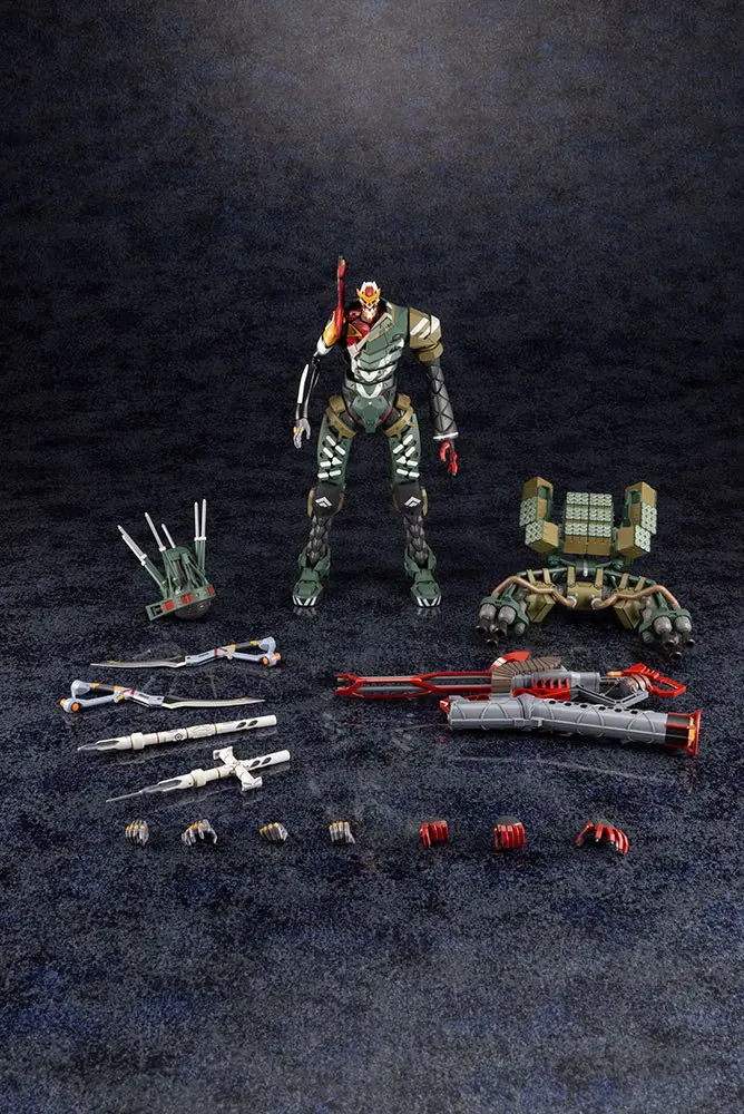 Evangelion 4.0 Komplet plastičnih modelov 1/400 Evangelion Production Model-New 02 JA-02 Sestavljeno telo (Kanibalizirano) 22 cm fotografija izdelka