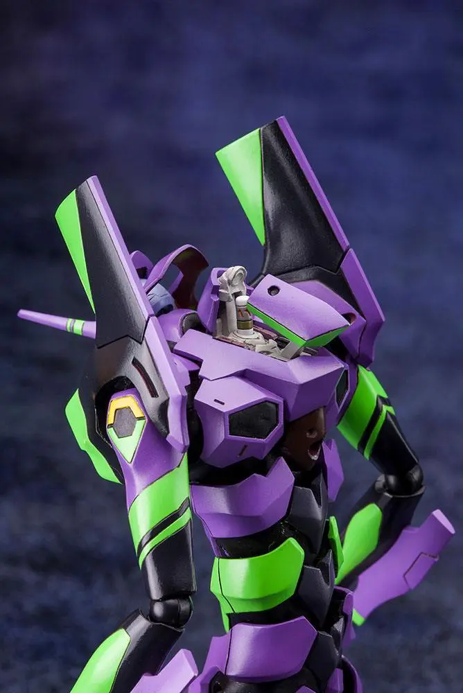 Evangelion: 3.0 + 1.0 Thrice Upon a Time Plastični model komplet 1/400 Evangelion Test Type-01 z sulico Cassiusa fotografija izdelka