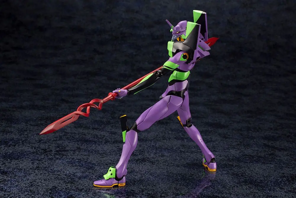 Evangelion: 3.0 + 1.0 Thrice Upon a Time Plastični model komplet 1/400 Evangelion Test Type-01 z sulico Cassiusa fotografija izdelka
