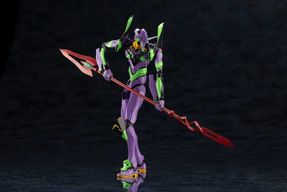 Evangelion: 3.0 + 1.0 Thrice Upon a Time Plastični model komplet 1/400 Evangelion Test Type-01 z sulico Cassiusa fotografija izdelka