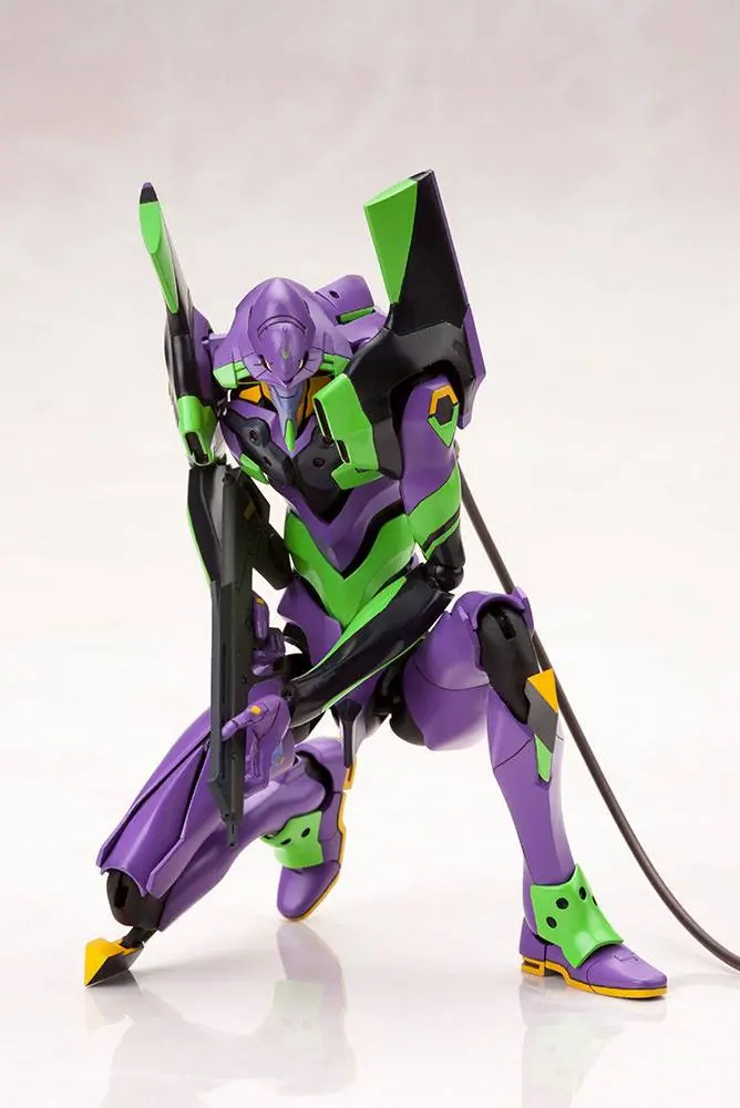 Evangelion: 3.0 + 1.0 Thrice Upon a Time Plastični model komplet 1/400 Evangelion Test Type-01 z sulico Cassiusa fotografija izdelka