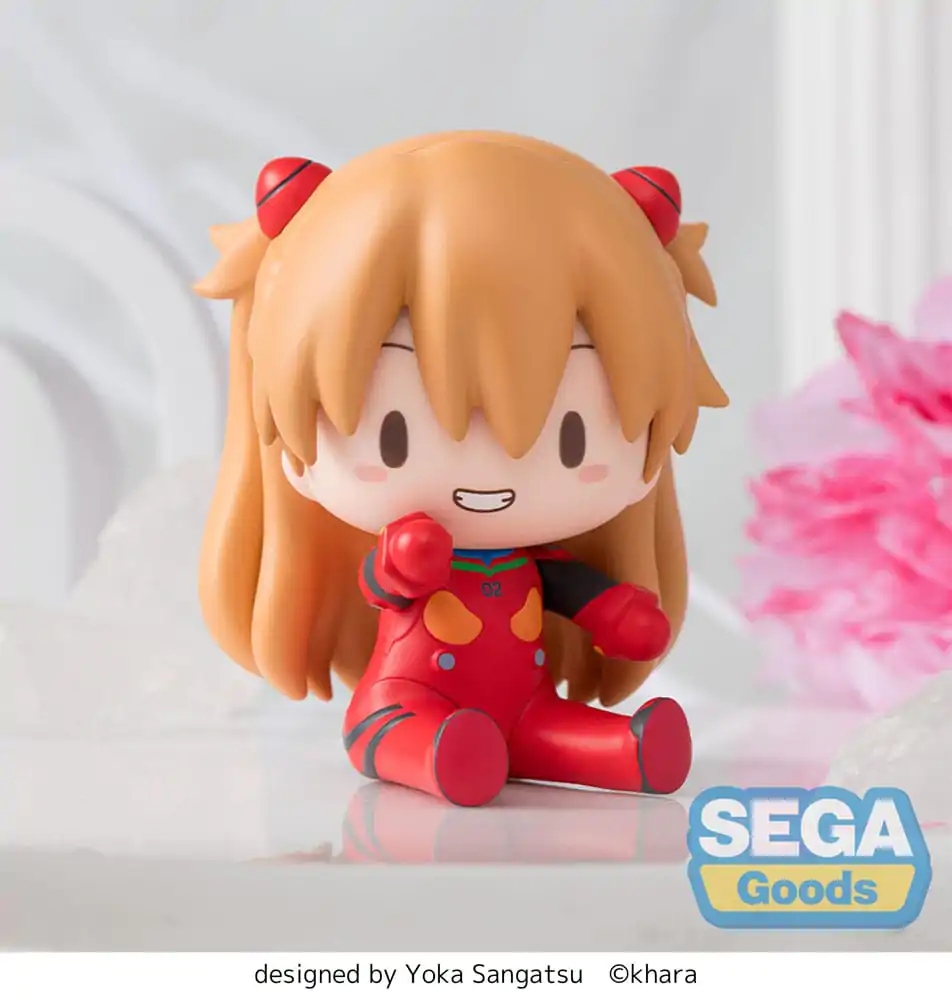 Evangelion: New Theatrical Edition Fuwa Petit Chibi figura Asuka Plug Suit 8 cm fotografija izdelka