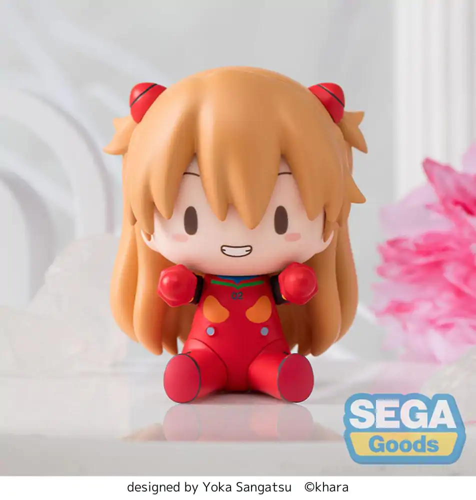 Evangelion: New Theatrical Edition Fuwa Petit Chibi figura Asuka Plug Suit 8 cm fotografija izdelka