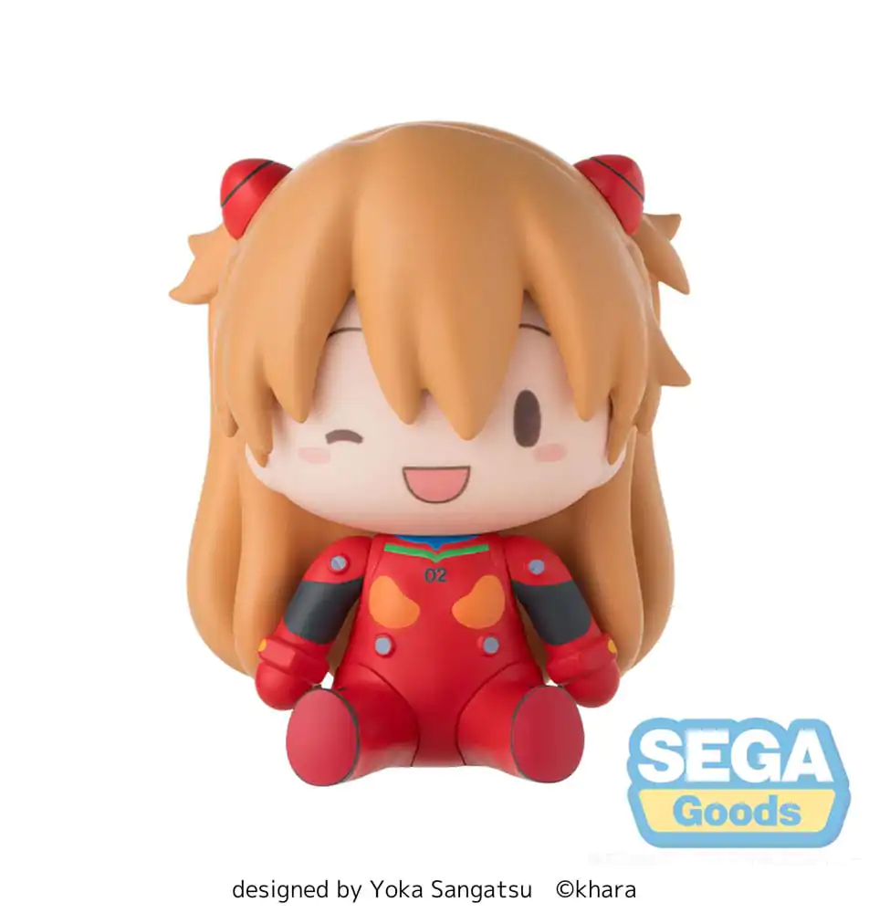Evangelion: New Theatrical Edition Fuwa Petit Chibi figura Asuka Plug Suit 8 cm fotografija izdelka