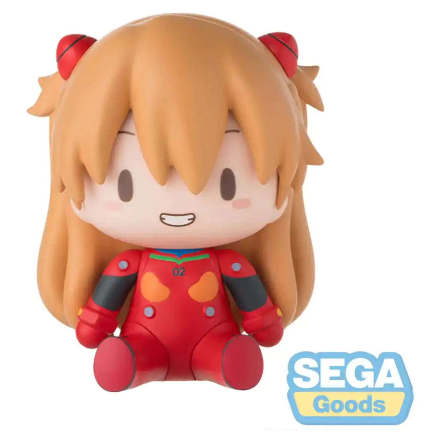 Evangelion: New Theatrical Edition Fuwa Petit Chibi figura Asuka Plug Suit 8 cm fotografija izdelka