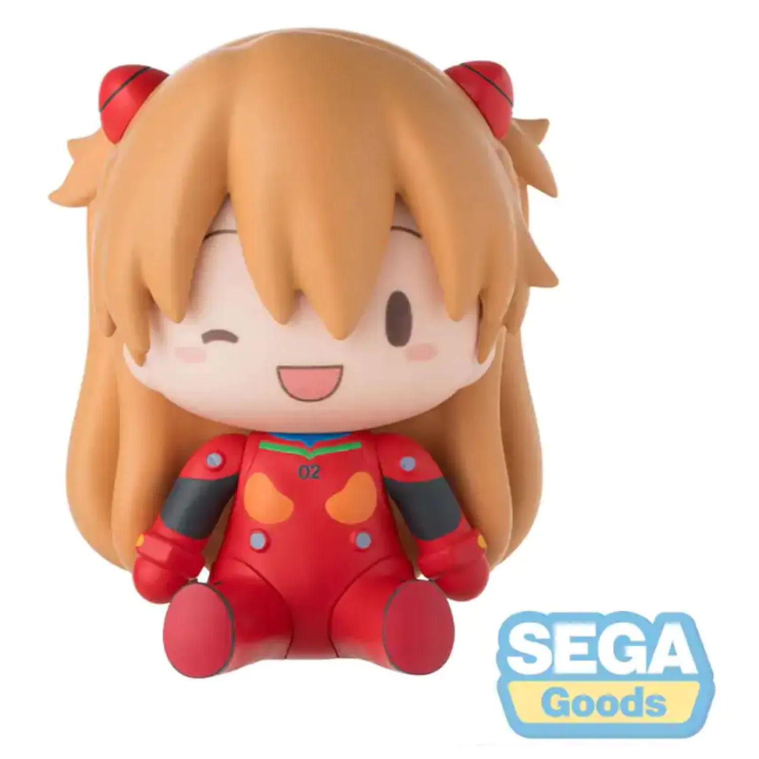 Evangelion: New Theatrical Edition Fuwa Petit Chibi figura Asuka Plug Suit 8 cm fotografija izdelka
