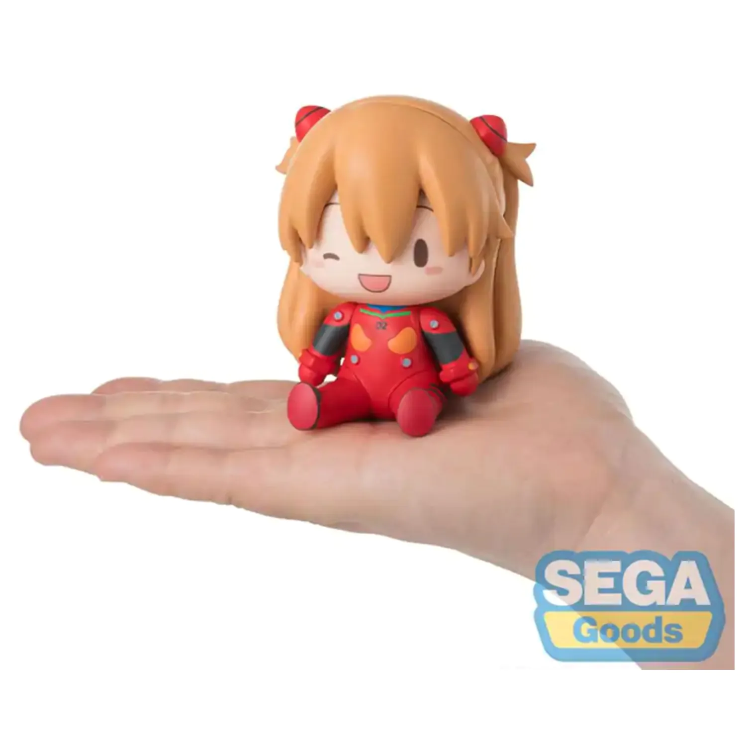 Evangelion: New Theatrical Edition Fuwa Petit Chibi figura Asuka Plug Suit 8 cm fotografija izdelka