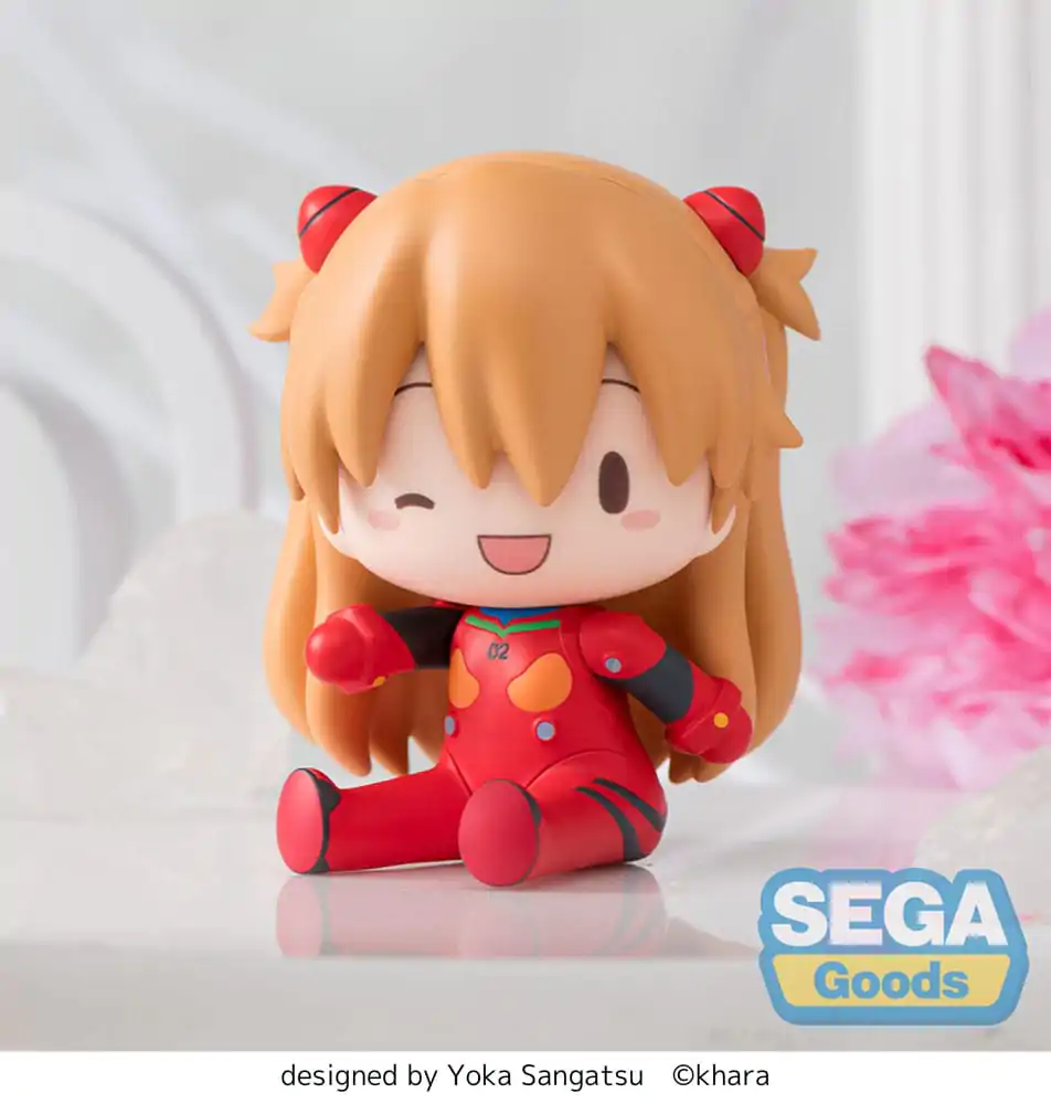 Evangelion: New Theatrical Edition Fuwa Petit Chibi figura Asuka Plug Suit 8 cm fotografija izdelka