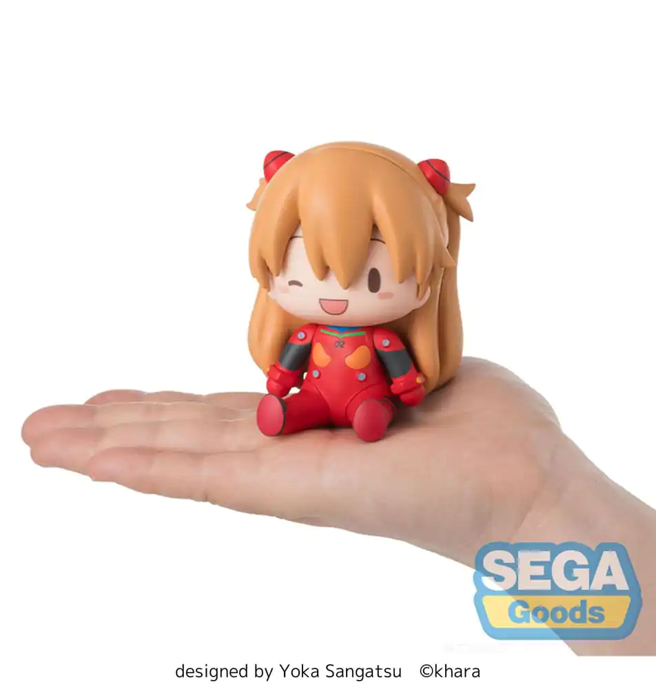 Evangelion: New Theatrical Edition Fuwa Petit Chibi figura Asuka Plug Suit 8 cm fotografija izdelka