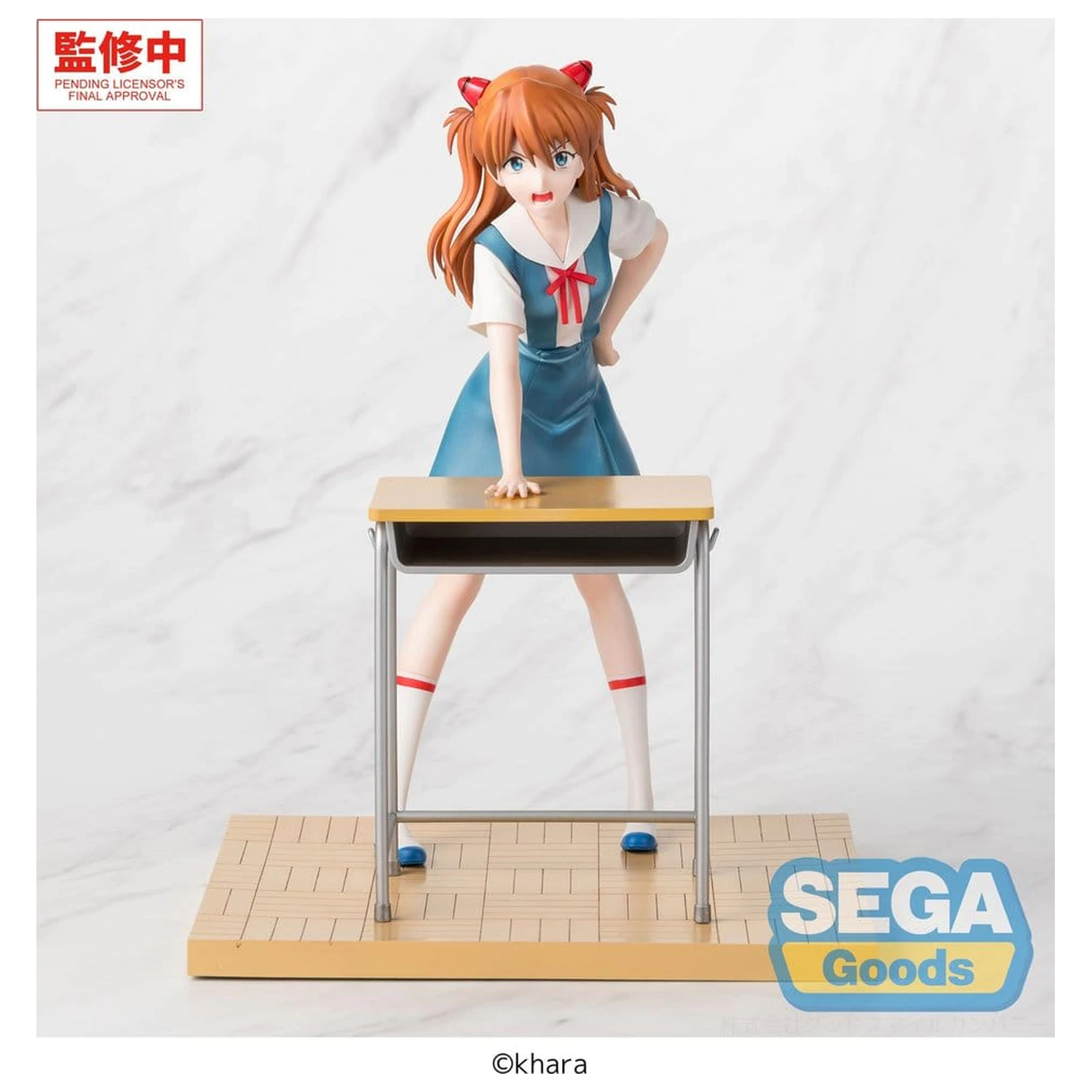 Evangelion: New Theatrical Edition XStellar PVC figura Asuka Shikinami Langley Uniform Ver. 19 cm fotografija izdelka