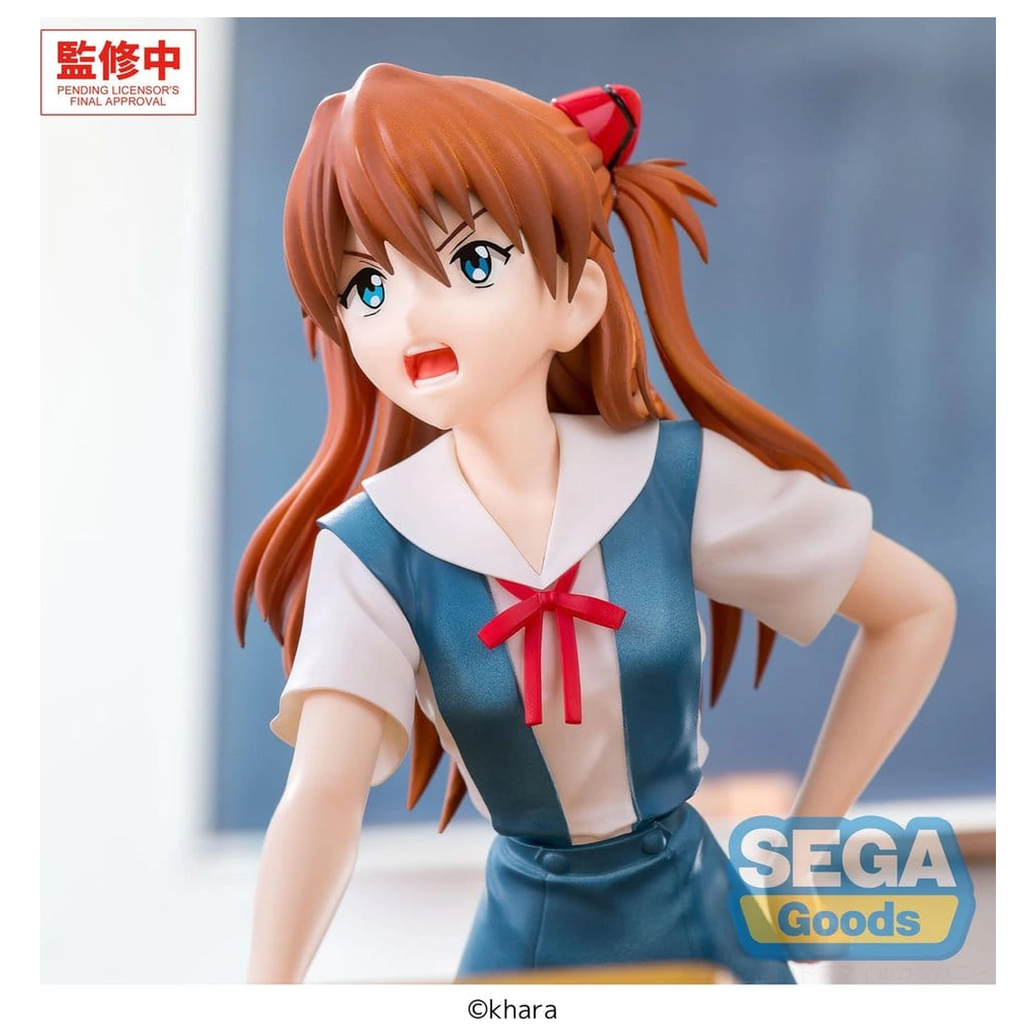 Evangelion: New Theatrical Edition XStellar PVC figura Asuka Shikinami Langley Uniform Ver. 19 cm fotografija izdelka