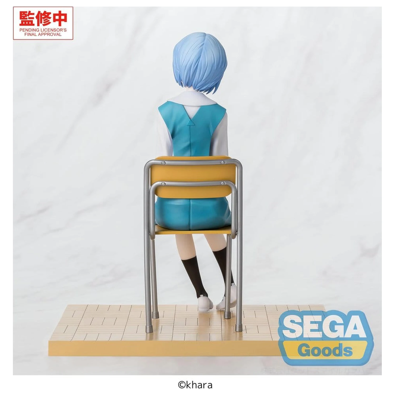 Evangelion: New Theatrical Edition XStellar PVC figurica Rei Ayanami Uniform Ver. 16 cm fotografija izdelka