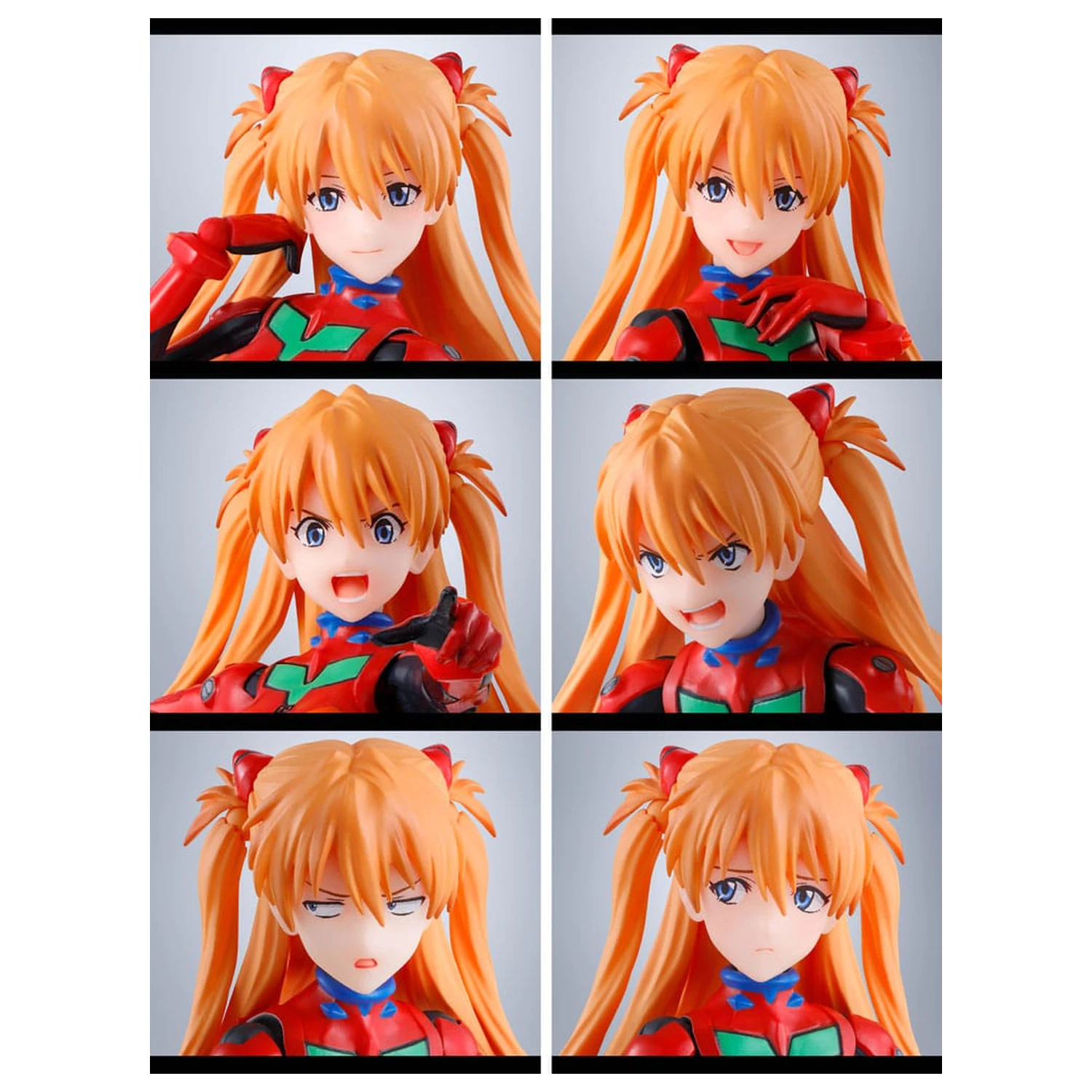 Evangelion S.H.Figuarts akcijska figura Asuka Shikinami Langley 14 cm fotografija izdelka