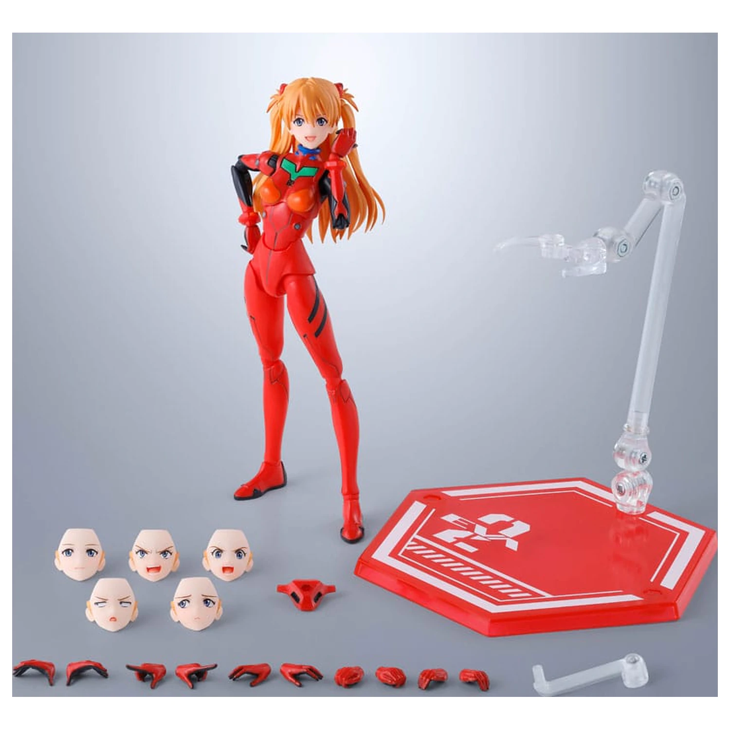 Evangelion S.H.Figuarts akcijska figura Asuka Shikinami Langley 14 cm fotografija izdelka