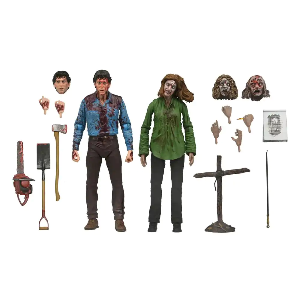 Evil Dead Ultimate akcijska figura 2-Pack Bloody Ash & Cheryl Williams 18 cm fotografija izdelka