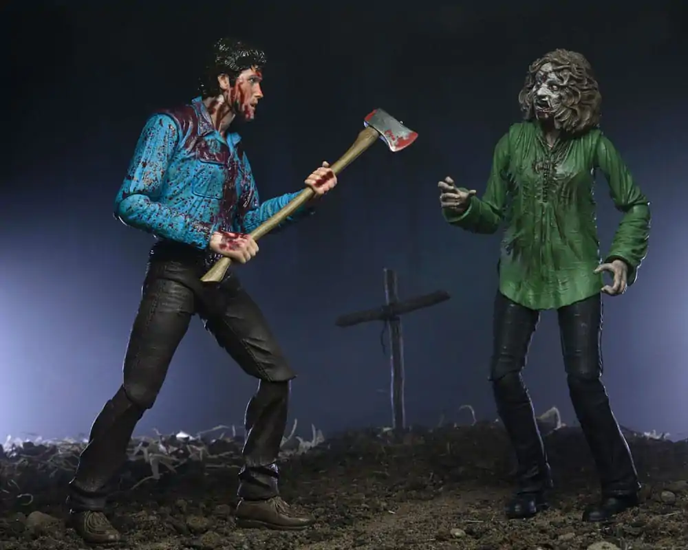 Evil Dead Ultimate akcijska figura 2-Pack Bloody Ash & Cheryl Williams 18 cm fotografija izdelka