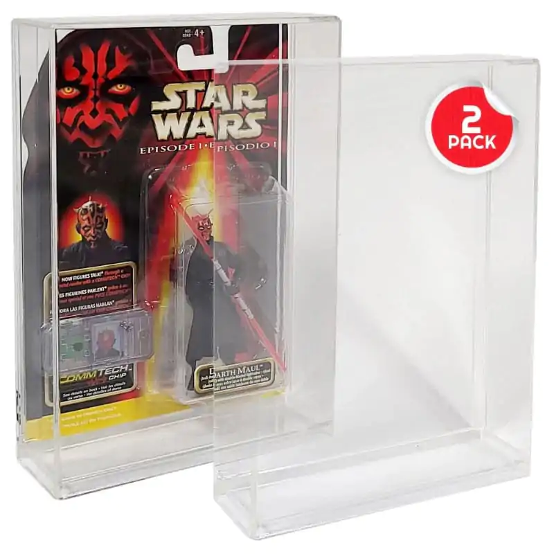 Evoretro akrilne vitrine 2-Pack za akcijske figure fotografija izdelka