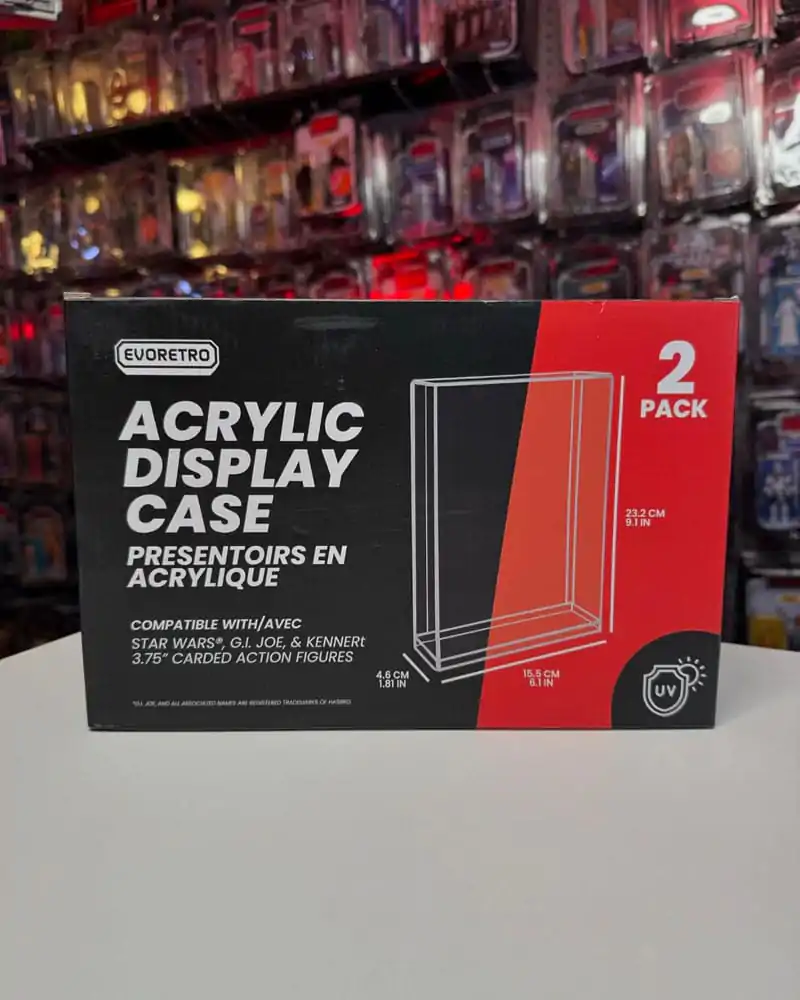 Evoretro akrilne vitrine 2-Pack za akcijske figure fotografija izdelka