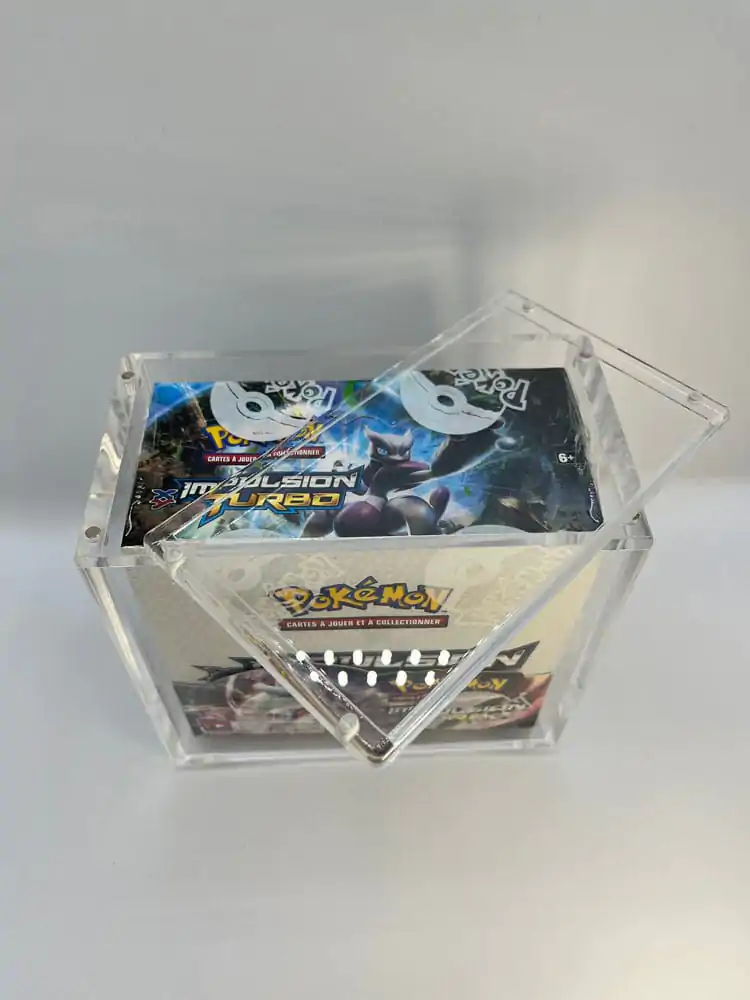 Evoretro Akrilna vitrina za škatle Booster / Elite Trainer škatle Ver. 2 Magnetna fotografija izdelka