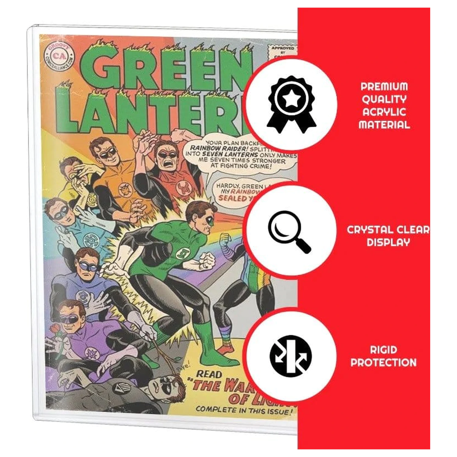 Evoretro Comics držalo za shranjevanje od zgoraj 10-paket Current fotografija izdelka