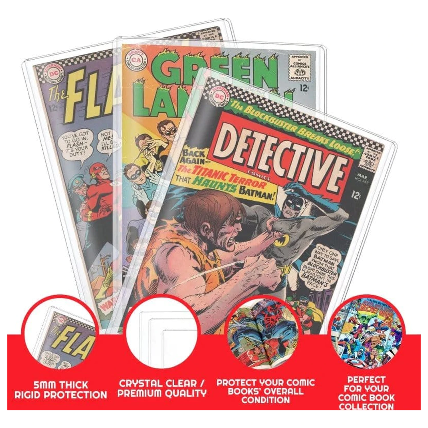 Evoretro Comics držalo za shranjevanje od zgoraj 10-paket Current fotografija izdelka