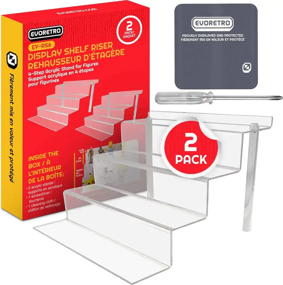 Evoretro Akrilni Podstavek za Polico 2-Pack RS6 fotografija izdelka