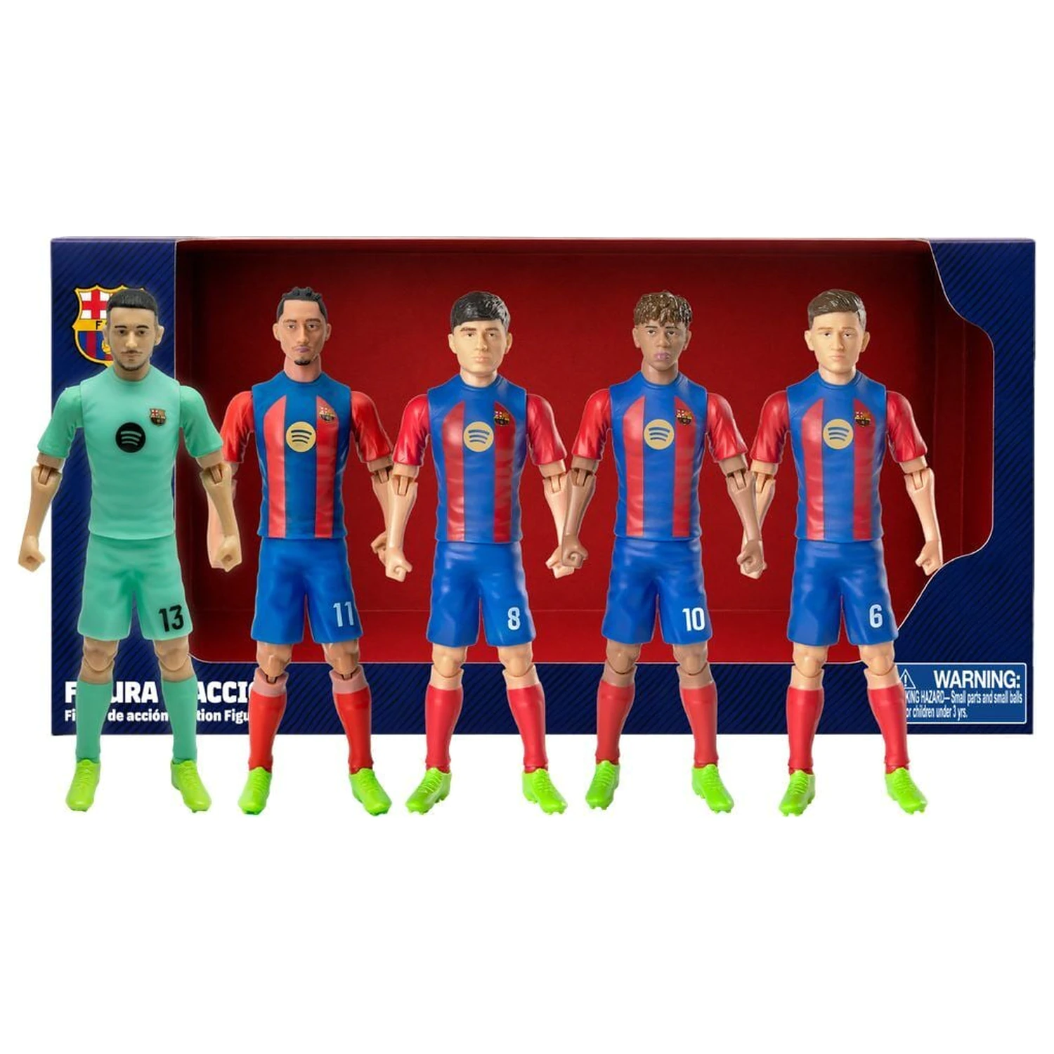 F.C. Barcelona set 5 figur 10 cm fotografija izdelka
