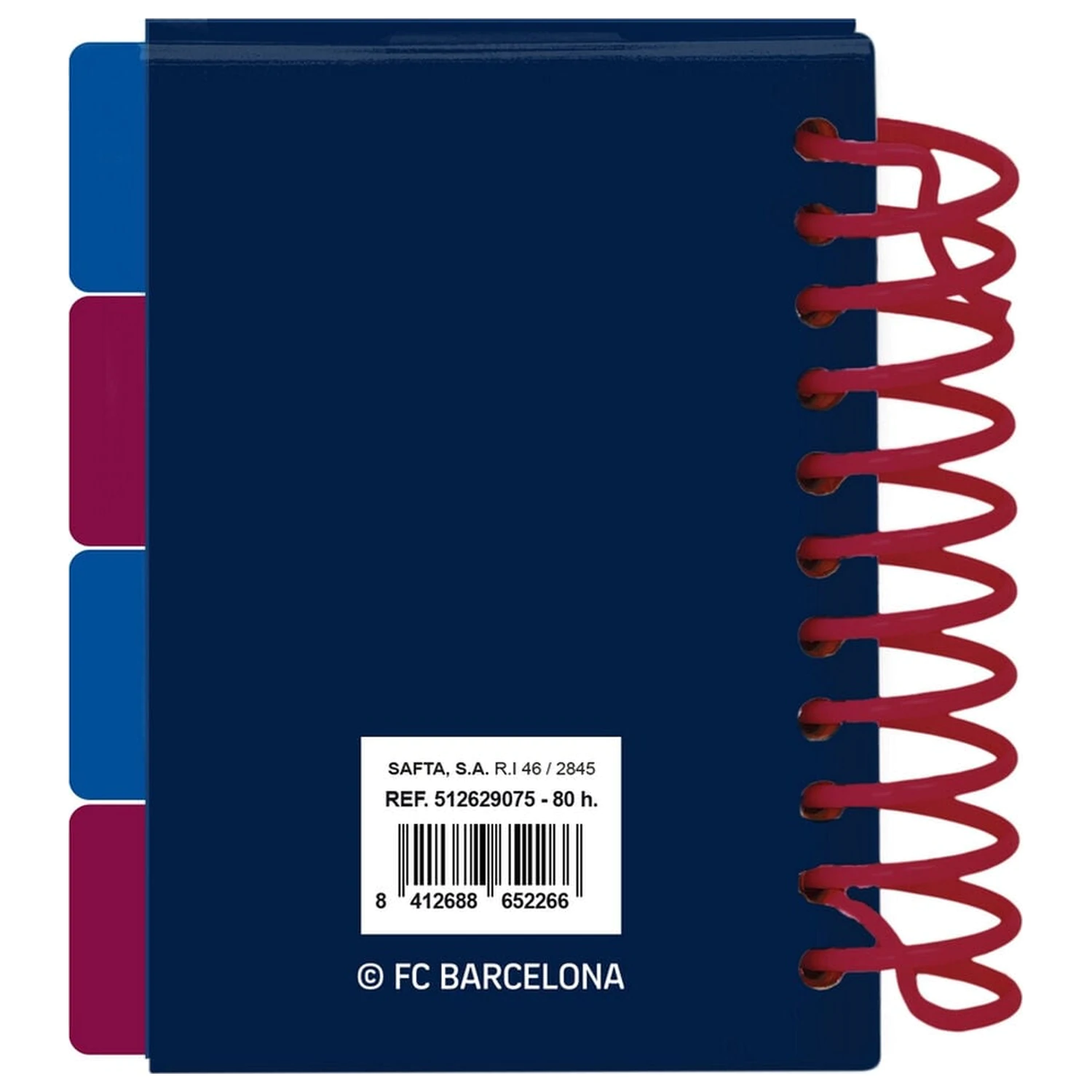 F.C. Barcelona prenosni notesnik A7 fotografija izdelka