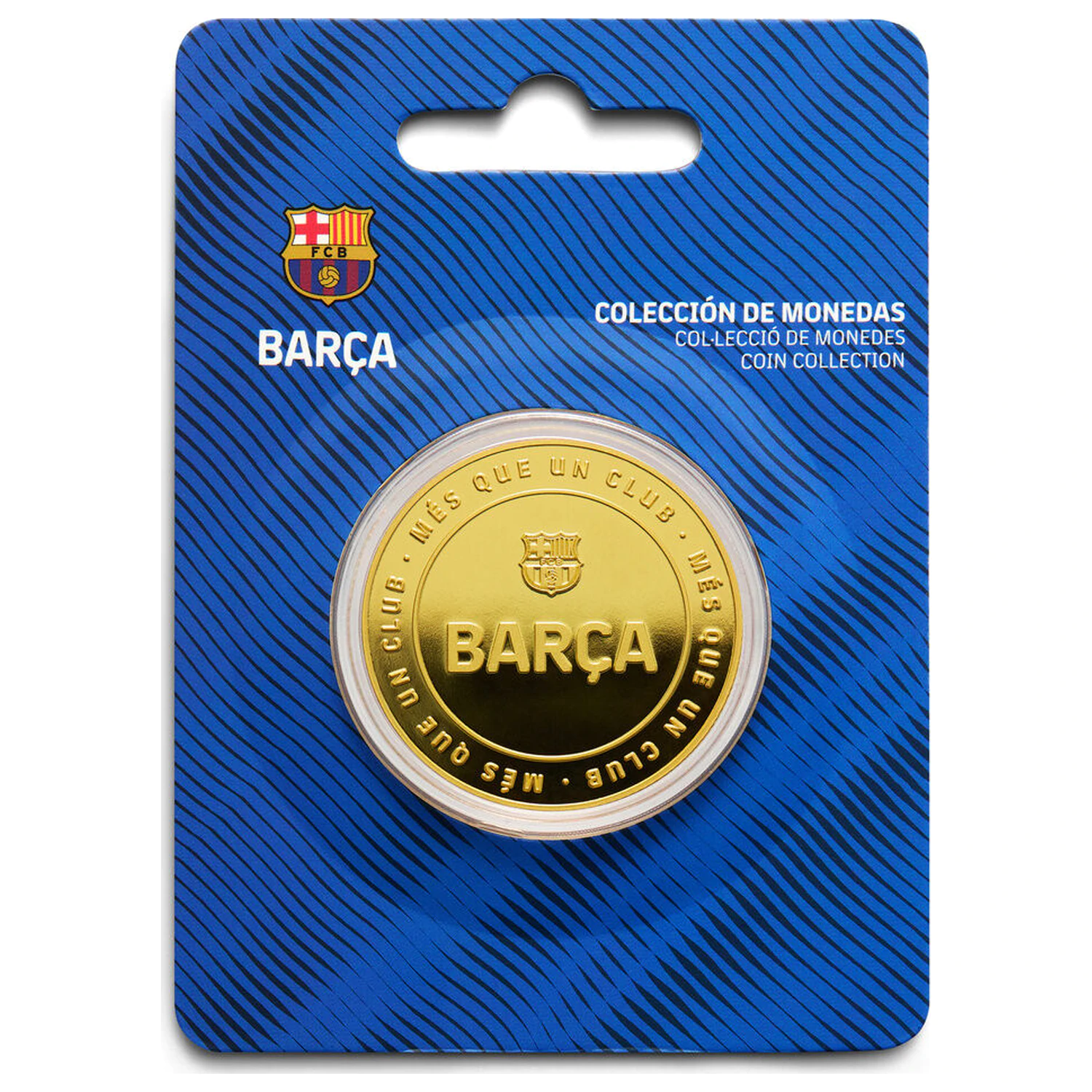 F.C. Barcelona Barca spominski kovanec fotografija izdelka
