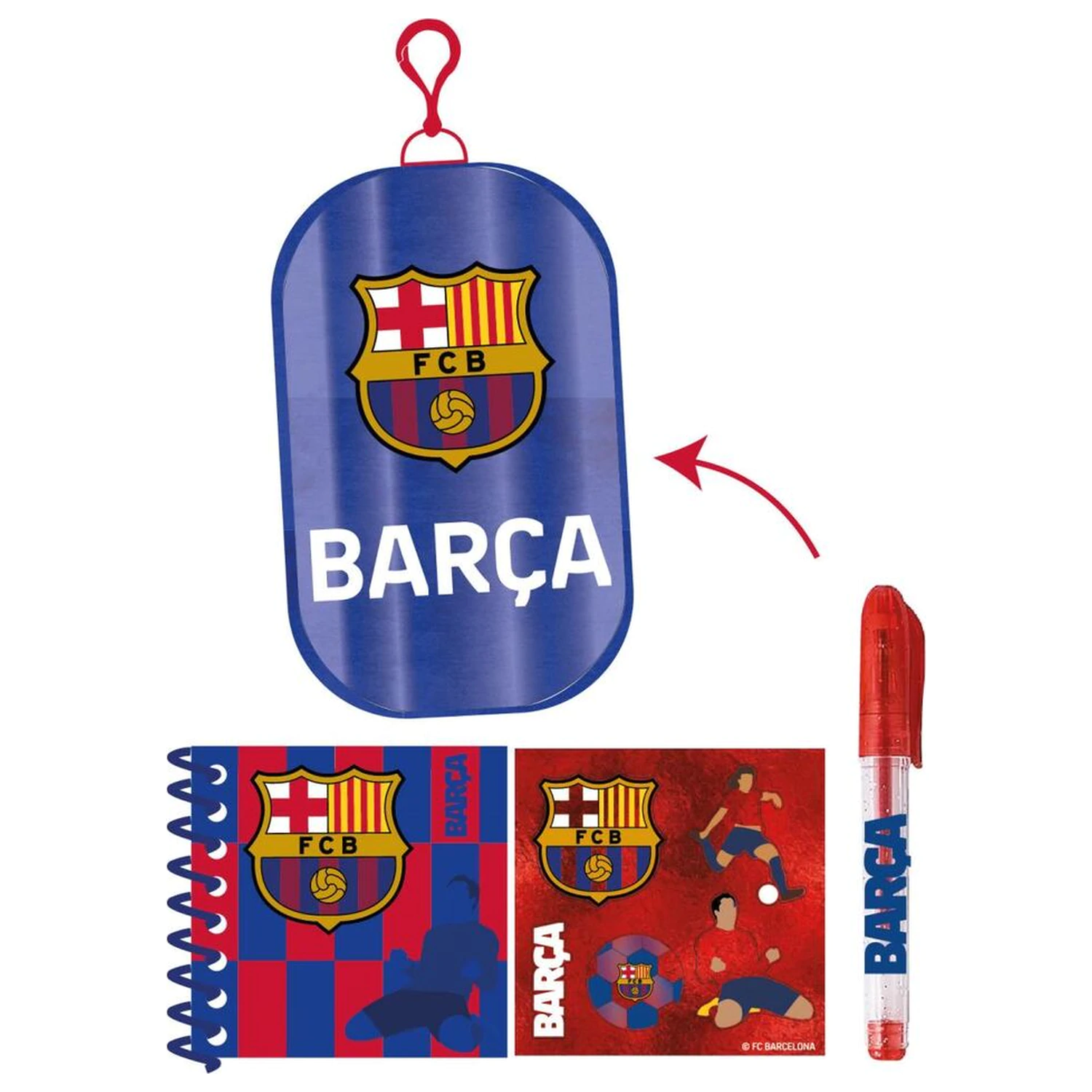 F.C. Barcelona komplet pisarniškega materiala fotografija izdelka