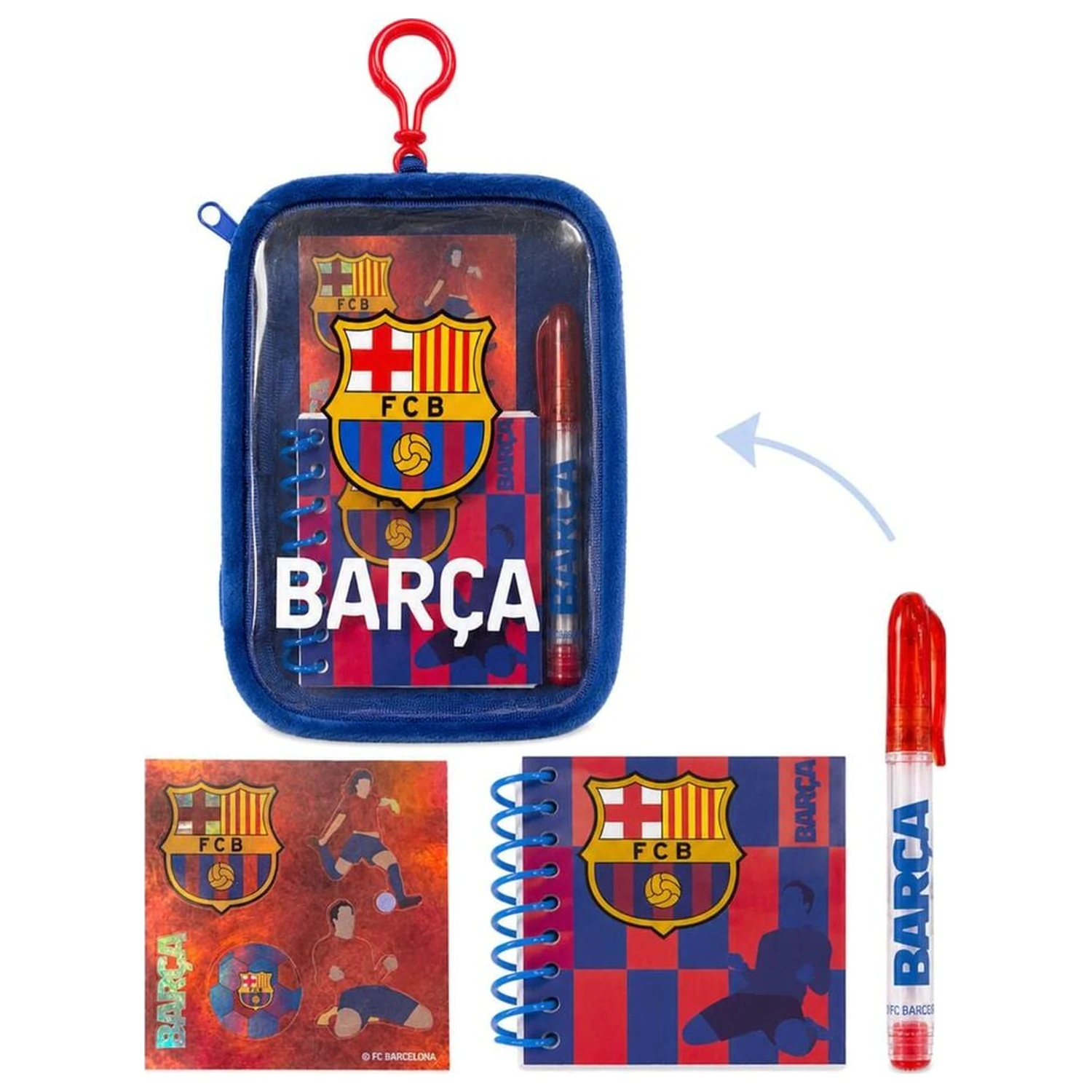 F.C. Barcelona komplet pisarniškega materiala fotografija izdelka
