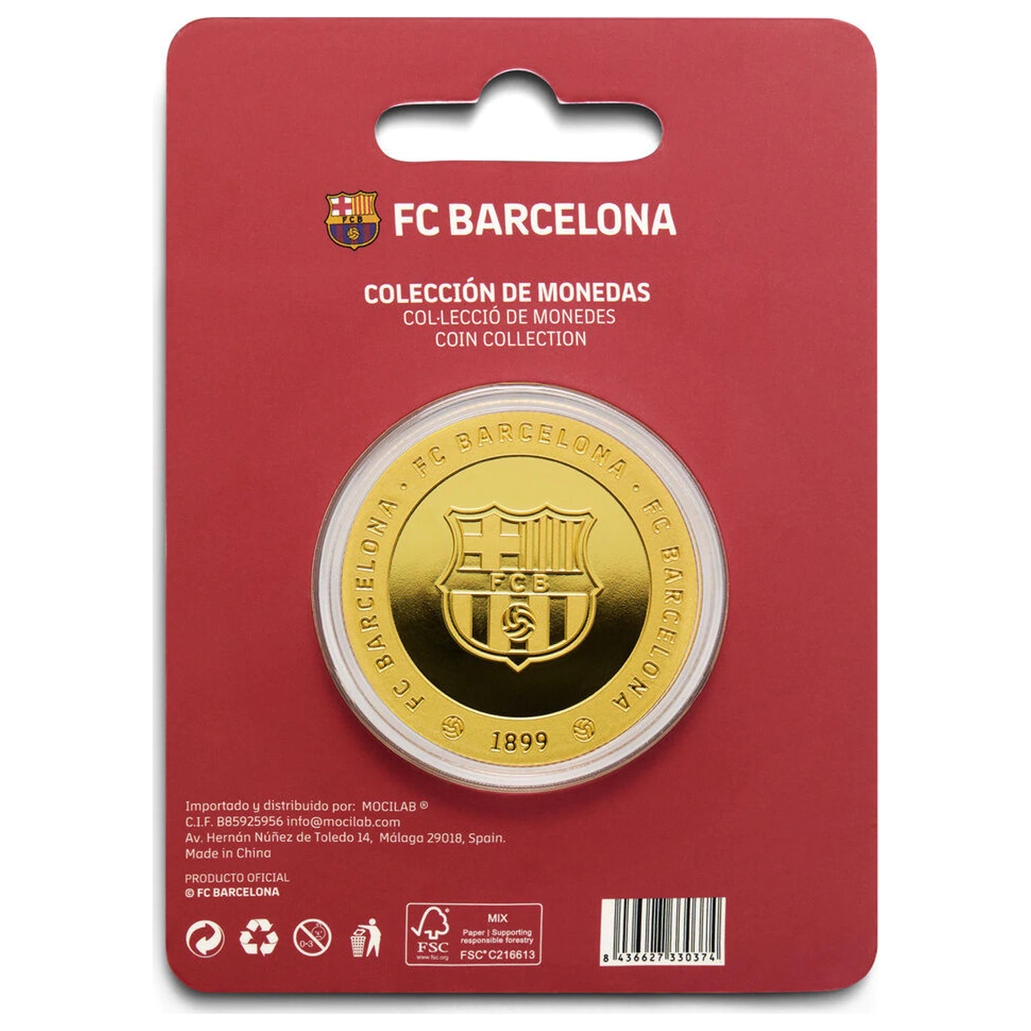 F.C. Barcelona Lamine Yamal spominski kovanec fotografija izdelka