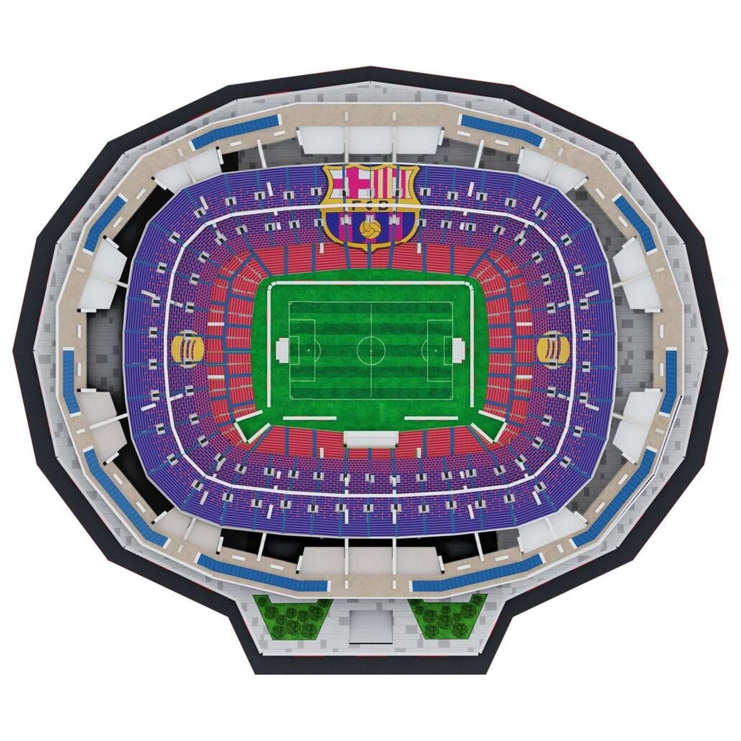 F.C. Barcelona New Spotify Camp Nou 3D stadion sestavljanka fotografija izdelka