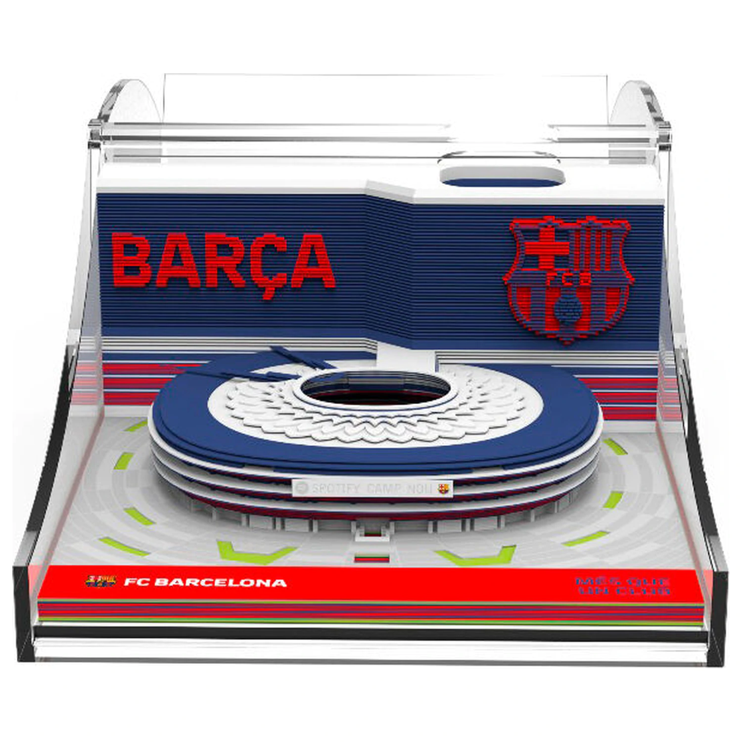 F.C. Barcelona Spotify Camp Nou 3D beležnica fotografija izdelka