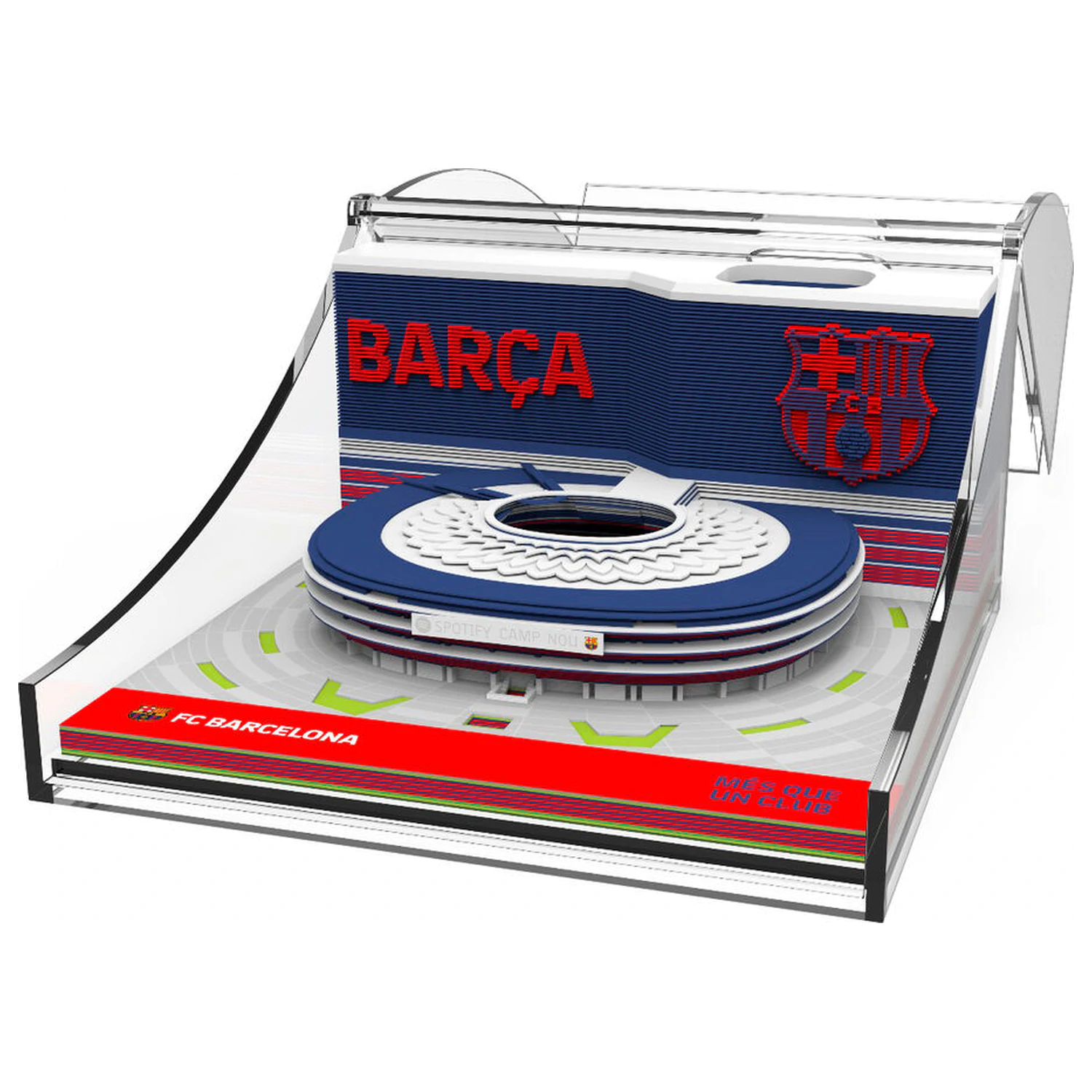 F.C. Barcelona Spotify Camp Nou 3D beležnica fotografija izdelka