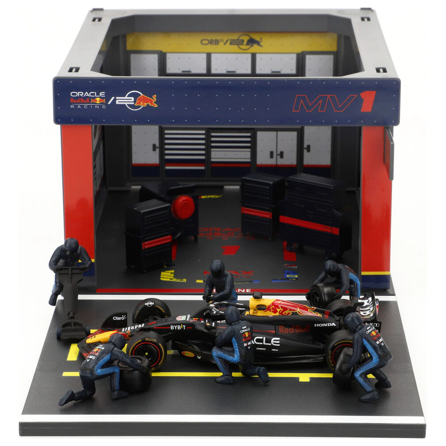 F1 Red Bull 2023 škatla diorama fotografija izdelka