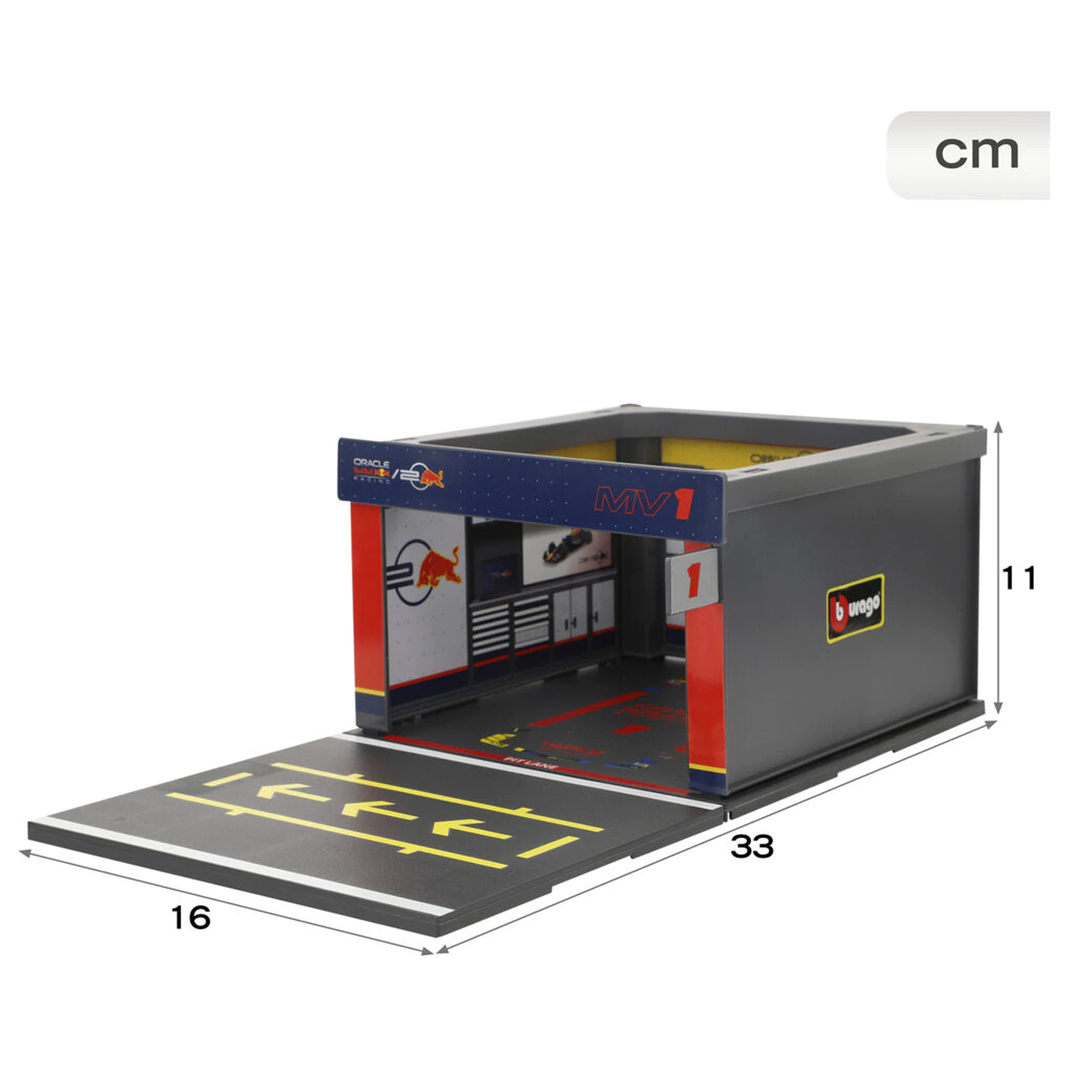 F1 Red Bull 2023 škatla diorama fotografija izdelka