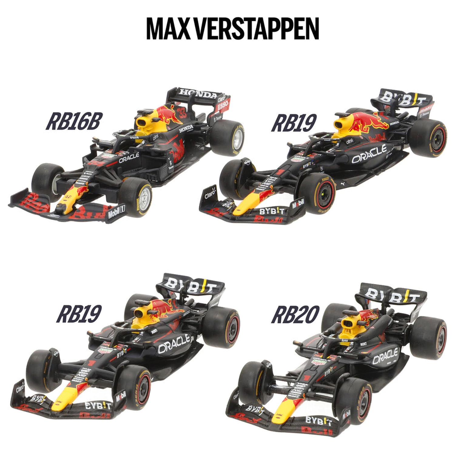 F1 Red Bull Championships kovinski paket 4 avtomobilčki fotografija izdelka