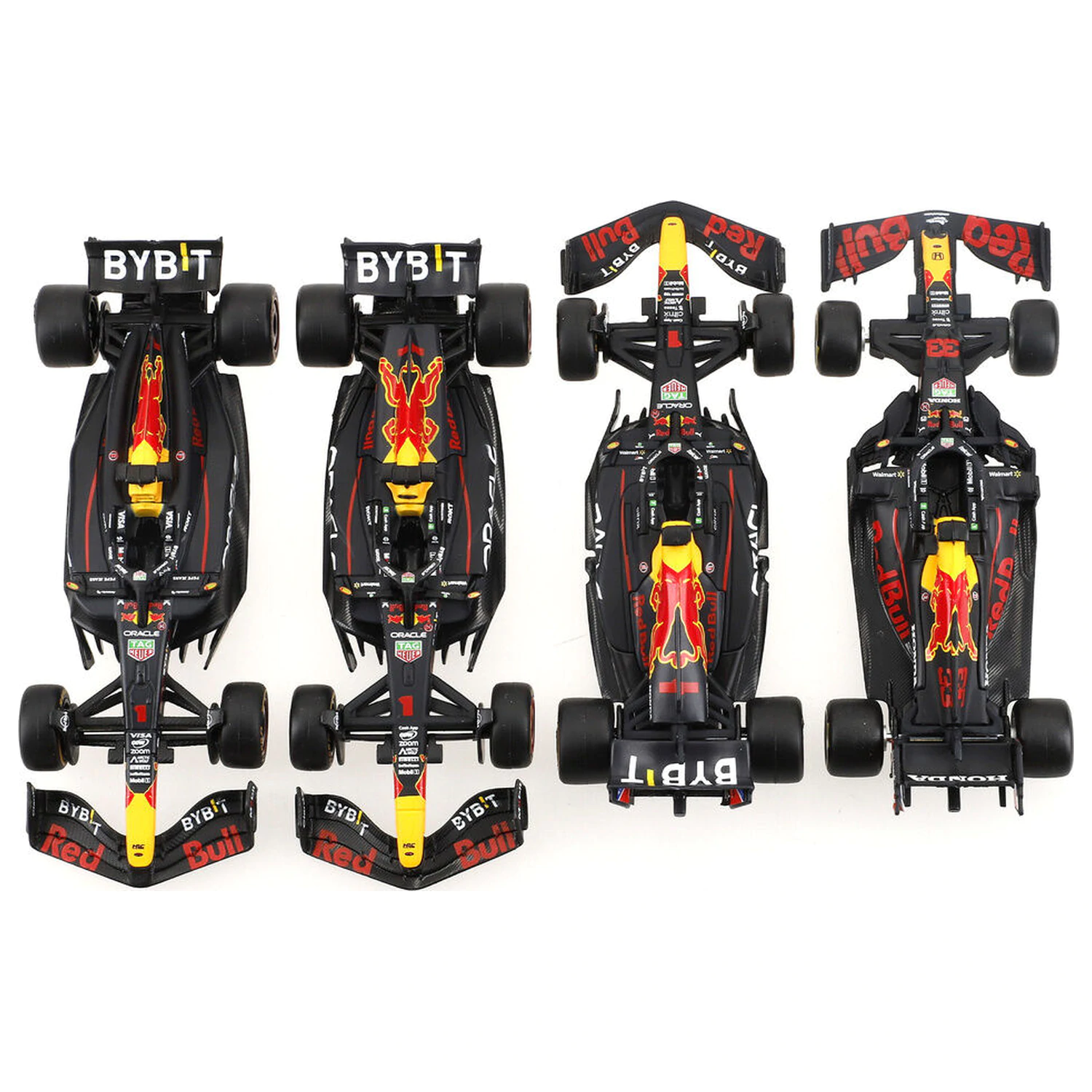 F1 Red Bull Championships kovinski paket 4 avtomobilčki fotografija izdelka