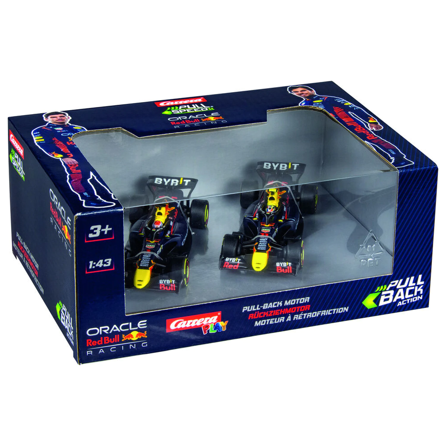 F1 Red Bull komplet z dvema avtomobiloma Double Action na poteg fotografija izdelka