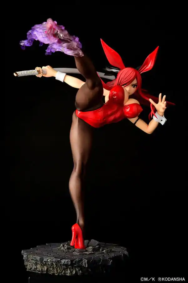 Fairy Tail Kip 1/6 Erza Scarlet High Kick Crimson Bunny Ver. 37 cm fotografija izdelka