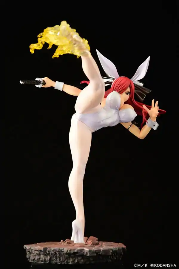 Fairy Tail Kip 1/6 Erza Scarlet High Kick White Bunny Ver. 37 cm fotografija izdelka