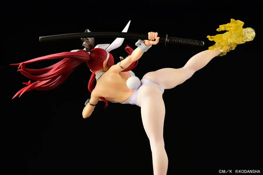 Fairy Tail Kip 1/6 Erza Scarlet High Kick White Bunny Ver. 37 cm fotografija izdelka