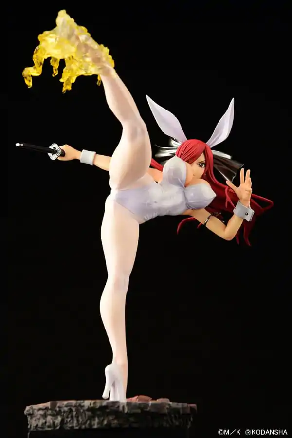 Fairy Tail Kip 1/6 Erza Scarlet High Kick White Bunny Ver. 37 cm fotografija izdelka