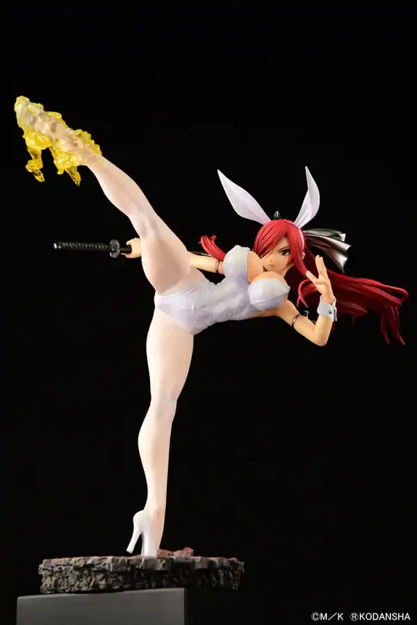 Fairy Tail Kip 1/6 Erza Scarlet High Kick White Bunny Ver. 37 cm fotografija izdelka