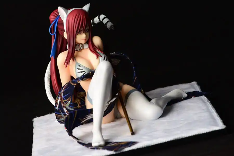 Fairy Tail Statue 1/6 Erza Scarlet - White Tiger CAT Gravure_Style 13 cm Kip fotografija izdelka